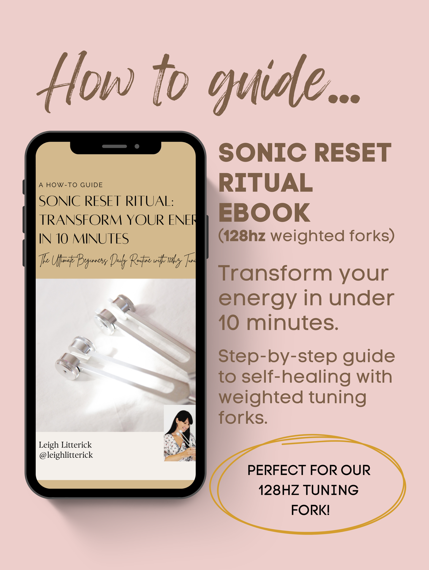 The Sonic Reset Ritual eBook - 128Hz Weighted Tuning Fork