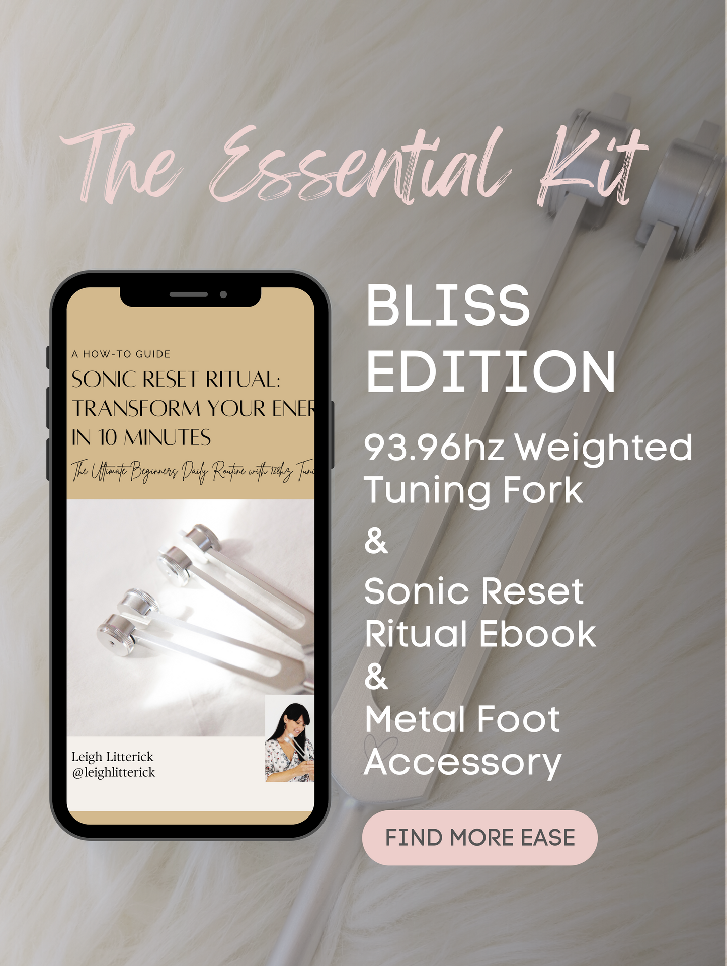 The Essential Tuning Fork Kit (Bliss Edition)