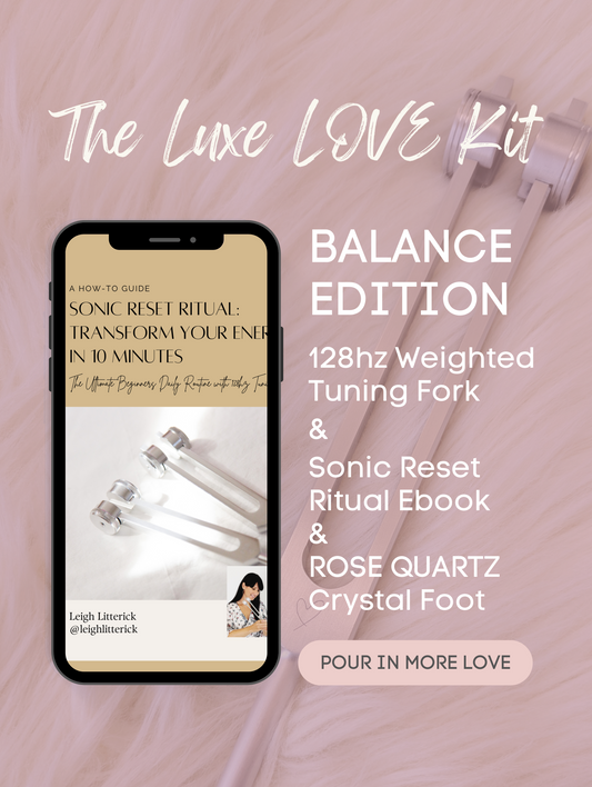 The Luxe Love Tuning Fork Kit (Balance Edition)