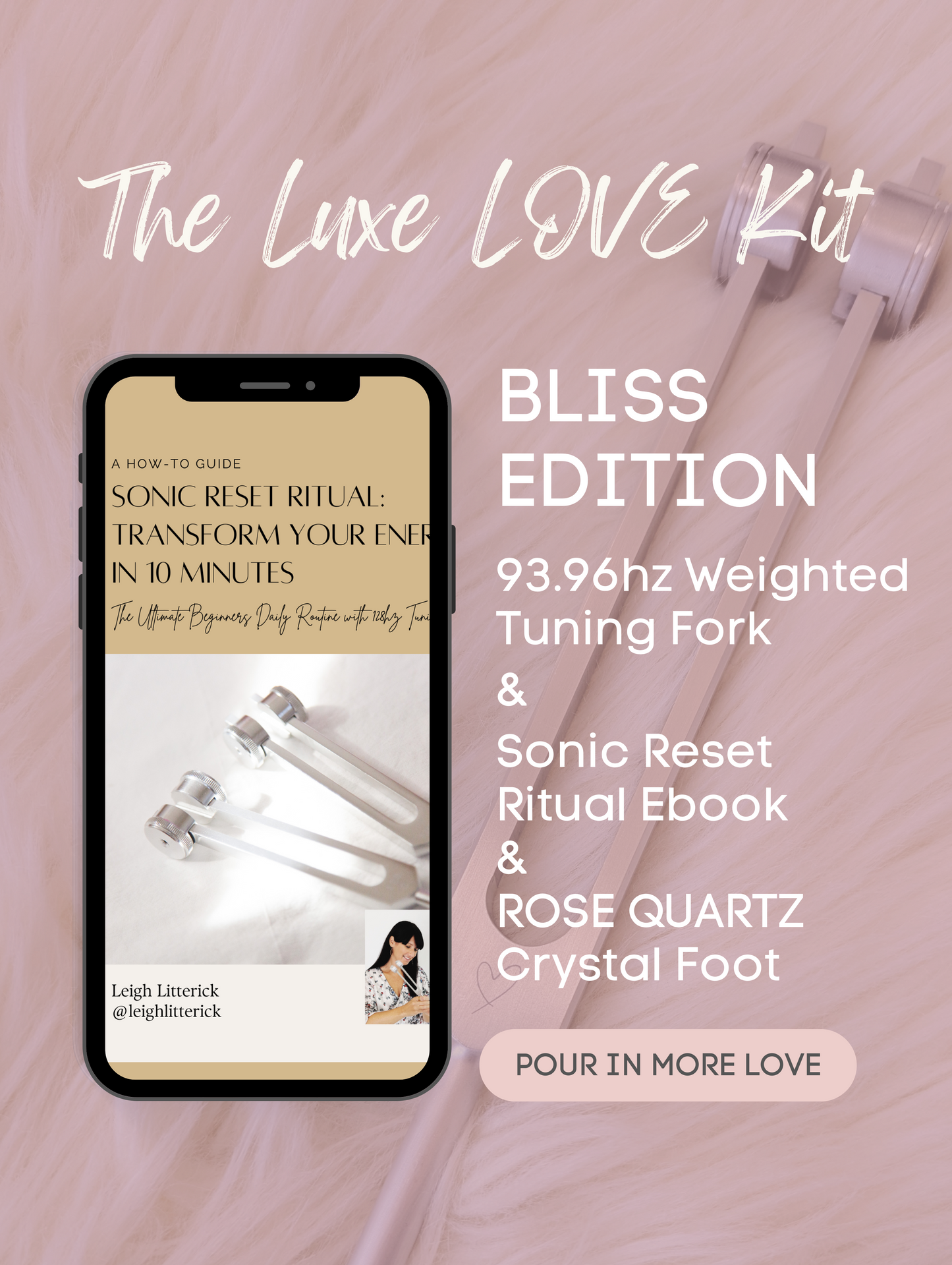 The Luxe Love Tuning Fork Kit (Bliss Edition)